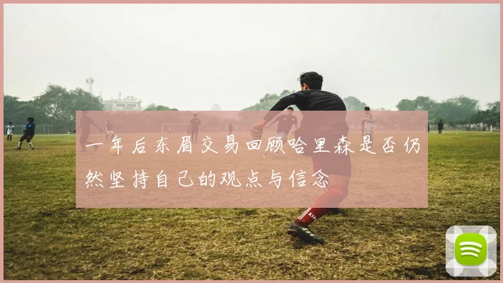一年后东眉交易回顾哈里森是否仍然坚持自己的观点与信念